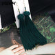 Bohemian Tassel Crystal Long Drop Earrings - Ctoox