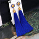 Bohemian Tassel Crystal Long Drop Earrings - Ctoox
