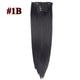 Leeons 16 colors 16 clips Long Straight Synthetic Hair Extensions - Ctoox
