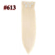 Leeons 16 colors 16 clips Long Straight Synthetic Hair Extensions - Ctoox