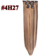 Leeons 16 colors 16 clips Long Straight Synthetic Hair Extensions - Ctoox