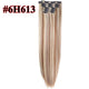 Leeons 16 colors 16 clips Long Straight Synthetic Hair Extensions - Ctoox