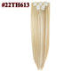 Leeons 16 colors 16 clips Long Straight Synthetic Hair Extensions - Ctoox
