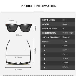 Classic Polarized Sunglasses Men/Women - Ctoox