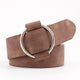Round buckle belts for female leisure jeans