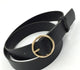 Round buckle belts for female leisure jeans