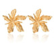 Docona Elegance Silver Gold Big Flower Drop Dangle Earring - Ctoox