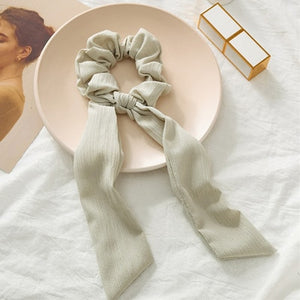 Ponytail Scarf Elastic Hair Rope for Women