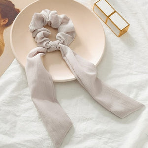 Ponytail Scarf Elastic Hair Rope for Women