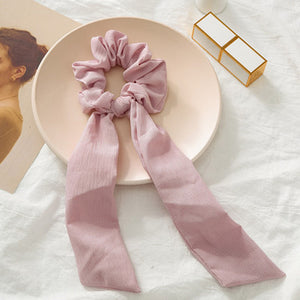 Ponytail Scarf Elastic Hair Rope for Women