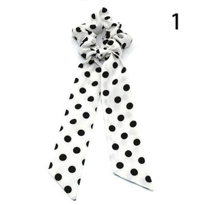 Ponytail Scarf Elastic Hair Rope for Women