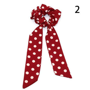 Ponytail Scarf Elastic Hair Rope for Women