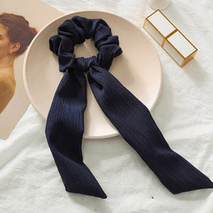 Ponytail Scarf Elastic Hair Rope for Women
