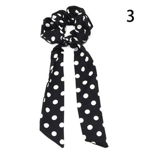 Ponytail Scarf Elastic Hair Rope for Women