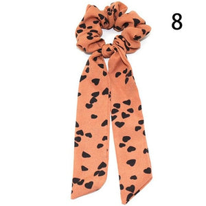 Ponytail Scarf Elastic Hair Rope for Women