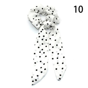 Ponytail Scarf Elastic Hair Rope for Women