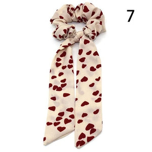 Ponytail Scarf Elastic Hair Rope for Women