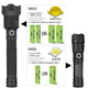 Led flashlight 90000 lumens xhp70.2 most powerful flashlight - Ctoox
