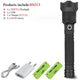 Led flashlight 90000 lumens xhp70.2 most powerful flashlight - Ctoox