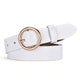 Gold buckle jeans wild belts for women