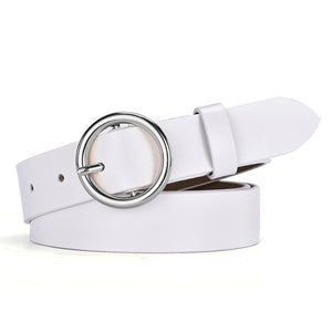 Gold buckle jeans wild belts for women