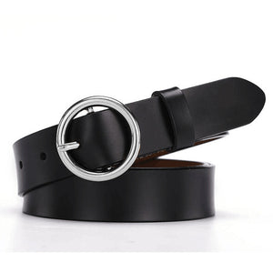 Gold buckle jeans wild belts for women