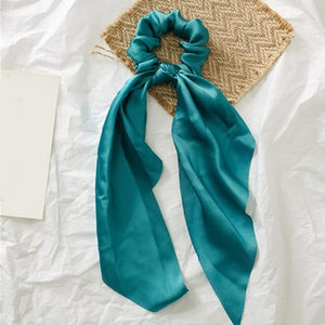 Ponytail Scarf Elastic Hair Rope for Women