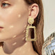 Gold Drop Earrings - Ctoox