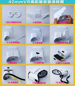 Light Castle Google Cardboard VR Glasses - Ctoox