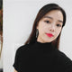 Korean Geometric Long Tassel Stud Earrings - Ctoox