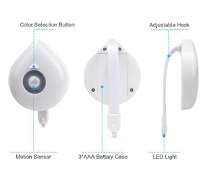 LED Toilet Seat Night Light with Motion Sensor - Ctoox