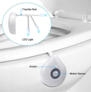 LED Toilet Seat Night Light with Motion Sensor - Ctoox