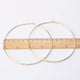 Trendy Large Hoop Earrings - Ctoox