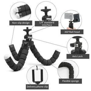 SHOOT Mini Flexible Sponge Octopus Tripod - Ctoox