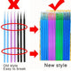 Disposable MicroBrush Eyelashes Extension,100Pcs/bag - Ctoox