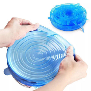 Reusable silicon stretch lids 6pcs - Ctoox