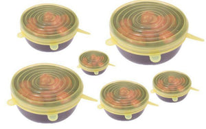 Reusable silicon stretch lids 6pcs - Ctoox