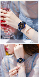 Luxury Women Watch Magnetic Starry Sky - Ctoox