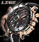 Big Dial Military Quartz Leather Watch - Ctoox