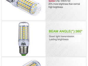 E27 LED Lamp E14 LED Bulb - Ctoox