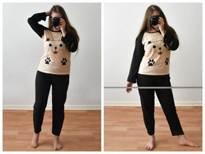 Women Pajamas Set Spring Autumn - Ctoox