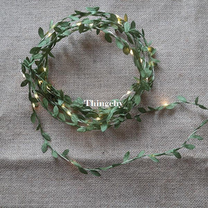Tiny leaves garland fairy light - Ctoox