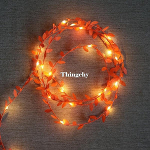 Tiny leaves garland fairy light - Ctoox
