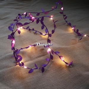 Tiny leaves garland fairy light - Ctoox