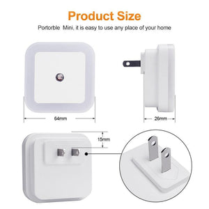 LED Night Light Mini Light Sensor Control 110V 220V - Ctoox