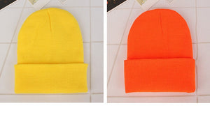 New Beanies Knitted Solid Cute Hat for Girls