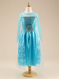 Fancy Girl Princess Elsa Dress - Ctoox