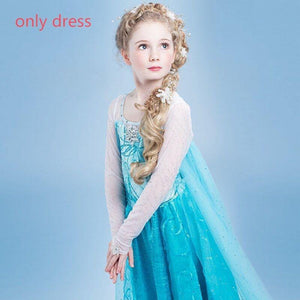 Fancy Girl Princess Elsa Dress - Ctoox