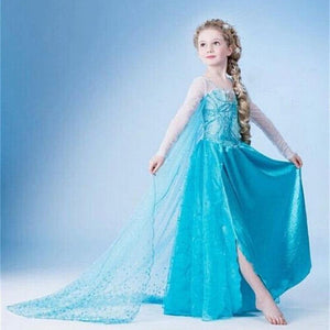 Fancy Girl Princess Elsa Dress - Ctoox