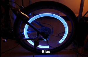 Bike Wheel  valve caps LED Light - Ctoox